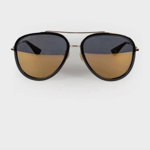 - New Original Gucci GG0062S 001 Gold Sunglasses - Picture 4 of 11